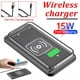 thumbnail image 2 of Cargador Inalámbrico para Coche, Soporte de Almohadilla de Silicona de 15W, Adecuado para S20 S10 11 Pro Xs Max B, 2 of 5