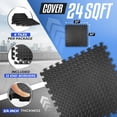 thumbnail image 4 of YES4ALL 6 Titles EVA Foam Interlocking Mats - Black - 3/4" Thick, 24 Square Feet, 4 of 6