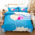 thumbnail image 3 of Sky Blue Bed Double Single Linens Pillowcase Sets Bedding 3D Full Covers Quilt Size King Set Cover Duvet, 3 of 7