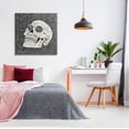 thumbnail image 2 of Stupell Crystal Eyes Skull Goth Roses Beauty & Fashion Painting Gallery Wrapped Canvas Print Wall Art, 2 of 7