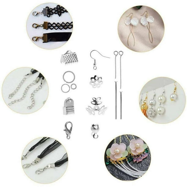 1010Pcs Jewelry Making Kit Needle Loop Buckle Kit Accessories DIY
