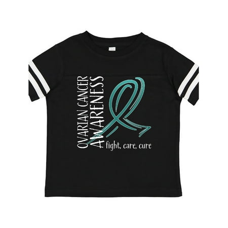 

Inktastic Ovarian Cancer Awareness- Fight care cure Gift Toddler Boy or Toddler Girl T-Shirt