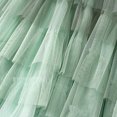 thumbnail image 4 of Tiqkatyck Womens Fashion Skirts for Women Clearance, Women's Tulle Skirt Ruffle Layered Mesh A Line Tiered Tutu Prom Wedding Long Womens Skirts, Long Skirts for Women Green, 4 of 6
