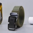 thumbnail image 3 of Ceinture à Taille Retro Stylée pour Hommes Slimming Élastique Extensible Boucle Auto-Couvrante Simili Cuir, 3 of 8