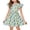 Mint Green, variant on yuCgh Flutter Sleeve Easter Dress for Girls, A-Line T-Shirt Summer Party Dress, Princess Style Casual Easter Dress for Toddlers,Army Green 110