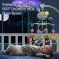 thumbnail image 2 of Musical Baby Crib Mobile with Projection Function & Night Light,Blue Hanging Rotating Rattles Remote Control Music Box,Toy for Infants 0-18 Months, 2 of 6