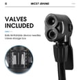 thumbnail image 3 of 140PSI Foot Bicycle Tire Pump with Barometer Portable Mountain Bike Inflator Basketball Inflator Cycling Accessory, 3 of 8