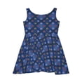 thumbnail image 6 of Women Diwali Denim Print Skater Dress, Denim Print Poly-Span Dress - 46, 6 of 6