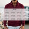 thumbnail image 3 of WIZUTIZ Men's Solid Color Zip Up Hoodless Sweatshirt Jacket Long Sleeve Warm Pocket Outerwear For Winter Daily, 3 of 7