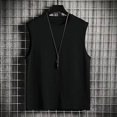 thumbnail image 4 of Taqqpue Men's Workout Tank Tops Casual Crew Neck Sleeveless Shirts Quick Dry Muscle Training Sports Gym Running Athletic Tees Summer Solid Color Beach T Shirts, 4 of 6