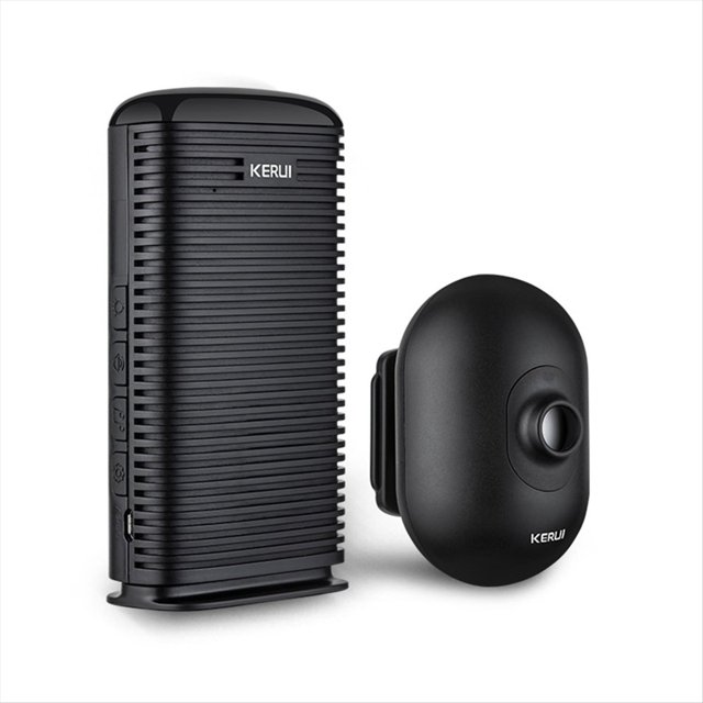 Alarmas de Garaje DW9, Inalámbricas, para Entrada Vehículos, Antirrobo, Impermeables, para Exteriores, con Sensor Movimiento PIR y Enchufe Estadounidense.