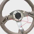 thumbnail image 5 of Uflex USA Boat Steering Wheel GORGONA-CH/T | 13 5/8 Inch Gray, 5 of 5