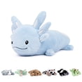 thumbnail image 1 of Peluche pesado de axolotl Niuniu Daddy, 61 cm, 2,3 kg, azul, 1 of 9