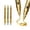 Gold, variant on Acrylic Paint Marker, 3PC 15ml Golden Acrylic Paint Marker Pen Set, Smooth Writing Dual Tip Art Marker, Waterproof Pen for Art Painting Craft and DIY Project