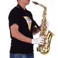 thumbnail image 3 of Muslady Muslady Golden Eb Alto Saxofón Sax, 3 of 8