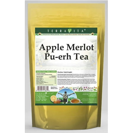 Apple Merlot Pu-erh Tea (50 tea bags, ZIN: 541922) - (Best Merlot Under 50)