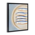 thumbnail image 2 of Stupell Industries Coastal Plate of Sardines Black Floating Frame Canvas Art, 17 x 21, by The Prints Vibe, 2 of 8