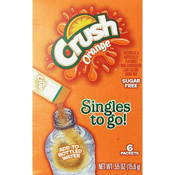 Crush Orange Singles To Go, 6 CT