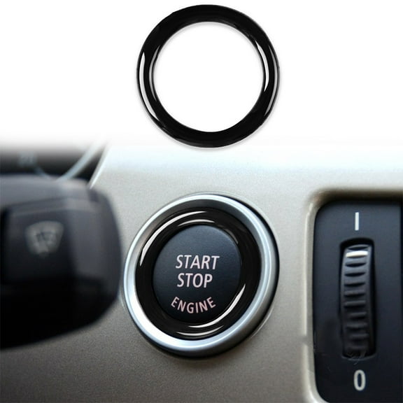 Car Start Stop Ignition Push Button Switch Cover For BMW Old 3 Series E90 E92 E93 320i Z4 E89 1-Key Engine Ring DIY Decoration