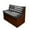 Gray USA Flag, variant on XYZCANDO Canadian Flag RV Dinette Cushions RV Accessories Universal Couch Cover 2 Cushion Sofa Washable Sofa Slip Covers for 2 Seat Cushion Couch Loveseat Slipcovers Easy to Install Red