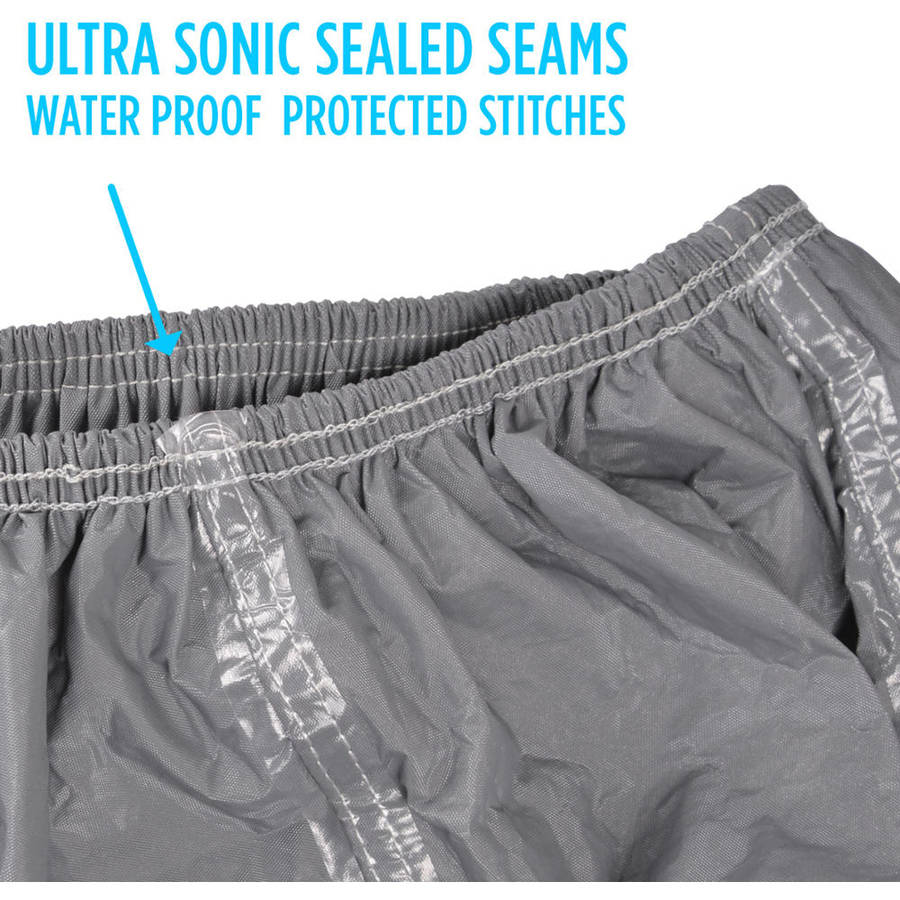 Cover Lock Included XXL - max Length 225 Heavy Duty Outdoor Fleece-Lined Sonic Coating Motor Trend TrueShield Waterproof SUV /& Van Cover Ultimate 6 Layer Protection