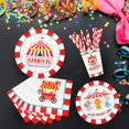 thumbnail image 3 of Set de artículos de fiesta con temática de carnaval de Recheel para 24 invitados, 3 of 6