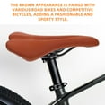 thumbnail image 3 of unbranded Asiento De De Carretera Con Hueco Marrón Y Acolchado Impermeable Para Mayor Confort, 3 of 7