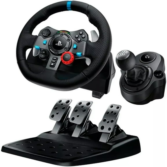 Kit Volante Pedales Palanca Logitech  G29 PC PS3 PS4