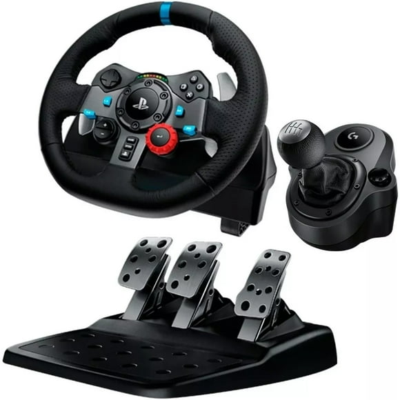 Kit Volante Pedales Palanca Logitech G29 PC PS3 PS4