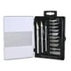 thumbnail image 3 of Kit Navajas Exactos Cutter Profesional Pinza Estuche 17pzs ROKR MRK-002, 3 of 3