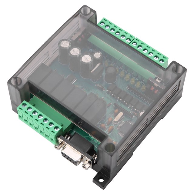 Controlador de PLC de texto de conexión DC24V controlador lógico programable para circuito de Control de electricidad circuito de conversión mecánica