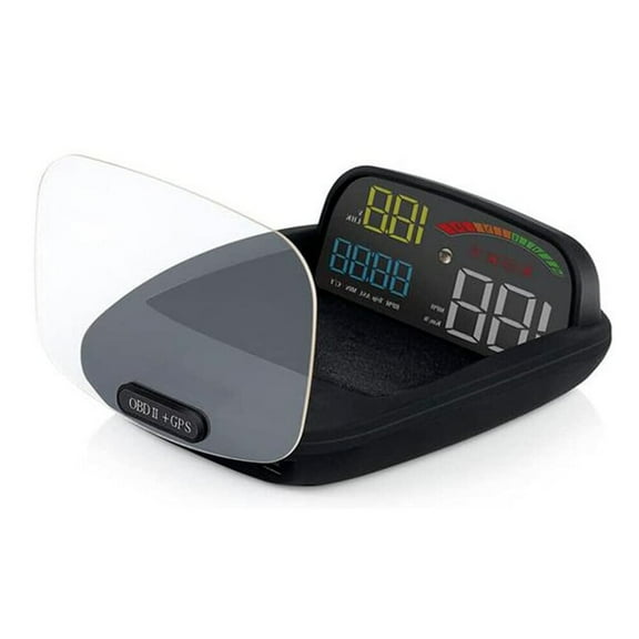 C800 Universal Head Up Display OBD2 Digital GPS Speedometer Windshield Engine Speed Water Temperature Multi-Function