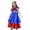 Blue, variant on Ethnic Brazilian Style Carnival Dress for Girls Stage Performance Halloween Outfit Ages 5 to 11 Years Girls Summer Dress Cassual Formal Dresses Cute Sun Dresses