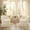 Beige, variant on Mid-Century Modern Upholstered Dining Chair - Versatile Accent Armchair for Living Room, Bedroom, or Dining Room | Comfortable Single Sofa & Vanity Stool with Classic Design