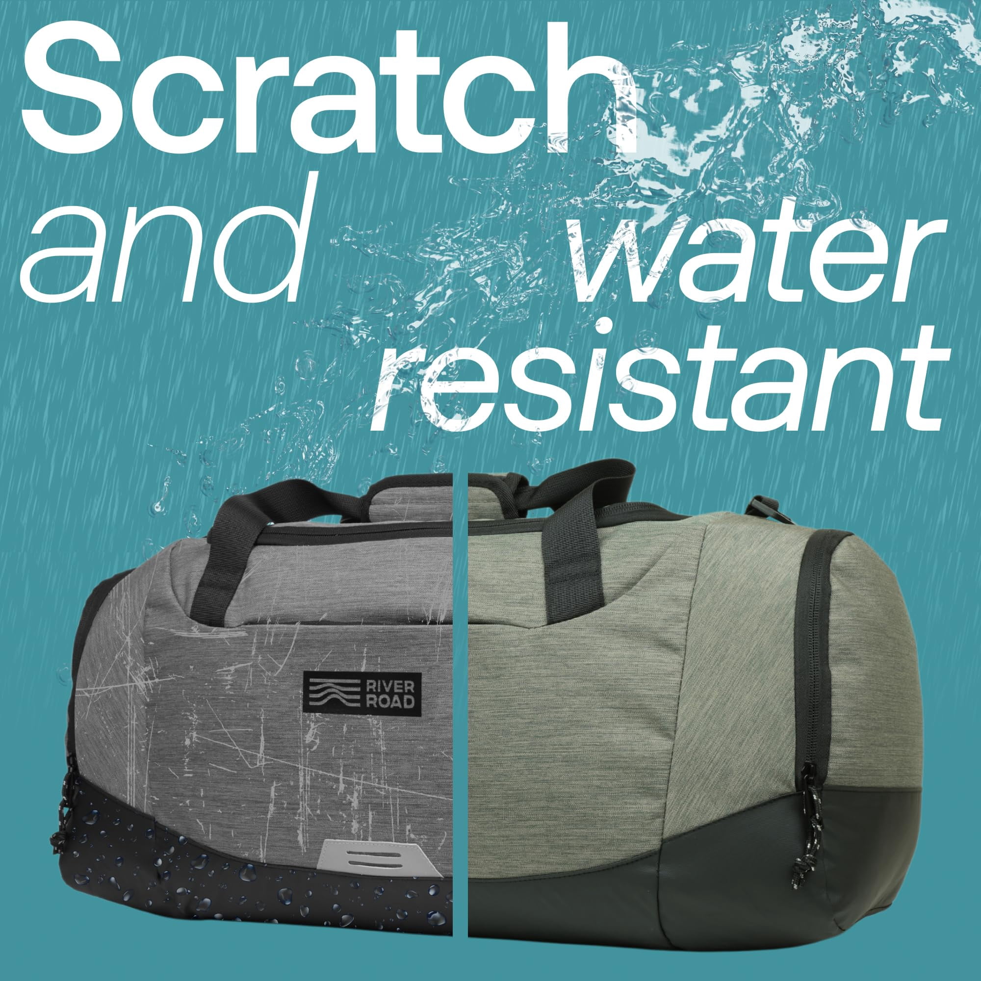 River Road CityRoll 40L Medium Duffle Bag - Sports & Travel - Unisex Dark Green