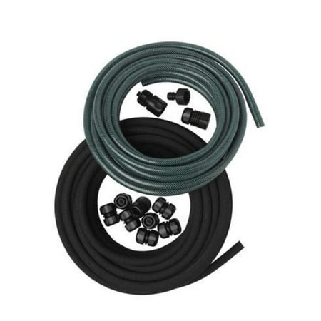 Gardener's Supply Snip-n-Drip Soaker Hose System, Drip Irrigation With Fittings 1/2 Inch by 50-Feet Includes Quick Connect, BENEFITS-Easily create an efficient and.., By Gardeners Supply