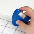 thumbnail image 2 of Triangular Chalk Wheel Sewing Cloth Marker Removable Sewing Tool DIY Accessory Mini , Blue, 2 of 7