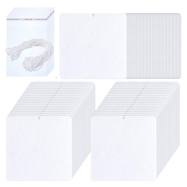 100 piezas de ambientadores de Sublimación en blanco YONGSHENG