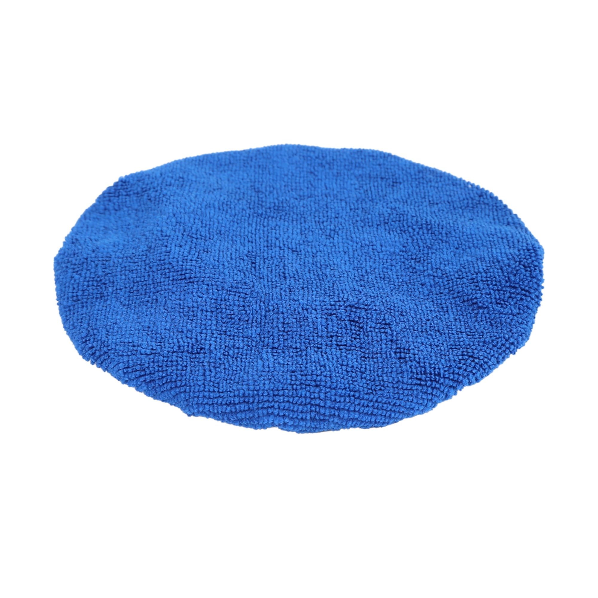 Unique Bargains 5Pcs 9"-10" Dark Blue Mircrofiber Car Wax Polishing Pad Covers
