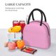thumbnail image 5 of Fotbe Pink Bolsa de Almuerzo con Estampado, Lonchera Aislada, Contenedor de Comida Reutilizable Tipo Cooler a Prueba de Fugas, 5 of 6