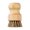 C, variant on Bamboo Scrub Brush Clean Pan Kitchen Dish Scrubber Set of 2 • Bamboo Dish Brush for Washing Pots, Pans, Dishes & Plates • Natural Bristle Wooden Brushes for Washing Up