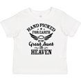 thumbnail image 3 of Inktastic Handpicked for Earth by My Great Aunt in Heaven Boys or Girls Baby T-Shirt, 3 of 5