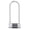 Silver, variant on Yajisi Large Zinc Alloy U-Shape Extra Long Shackle Combination Padlock for Cabinets & Doors, Silver, 1 Pack
