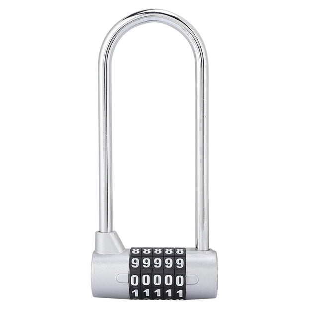 Combination Padlock,Zinc Alloy U shape Password Lock U Lock Maximized Efficiency