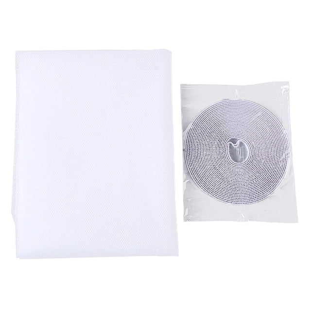 Protector ajustable de malla de proyección Soledad para ventana DIY blanco