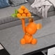 thumbnail image 3 of Escultura de oso de resina nórdica, bonita estatua decorativa, decoración del hogar, dulces Naranja, 3 of 8