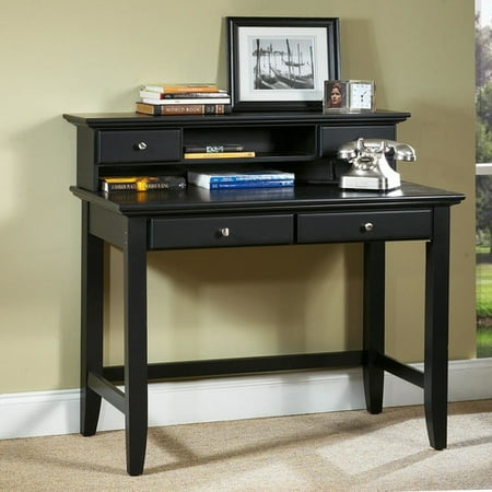 Home Styles Bedford Solid Wood Laptop Writing Desk With Hutch In Solid Wood Laptop Writing Desk
