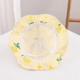 thumbnail image 3 of Eleanos Baby Sun Hat Wide Brim Bucket Hats Outdoor Summer Hat for Toddler Infant Girls Pineapple Print Bow Breathable Hat, 3 of 5