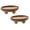 Z-Brown, variant on Oval Wooden Decorative Tray, Small Bathroom Counter Organizer Tray,Decorative Wood Display Pedestal Stand,Farmhouse Style, Kitchen Counter Soap Tray Wooden Risers Serving Tray(7.87 Inch)