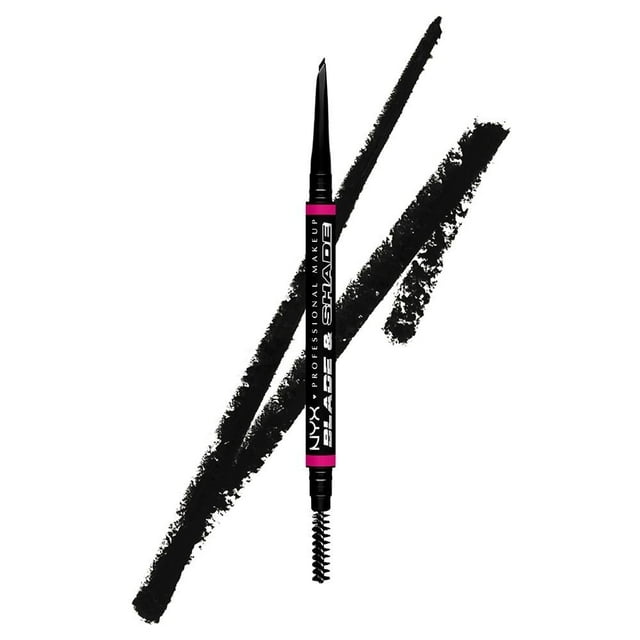 Lápiz de Cejas Nyx Professional Makeup Blade Shade Black (Negro) 1.15 g